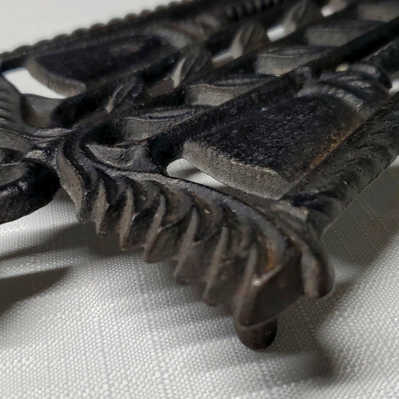 VTG Cast Iron Trivet Dalecraft Black Kitchen Utensil Primitive Old Time Decor - Picture 8 of 15
